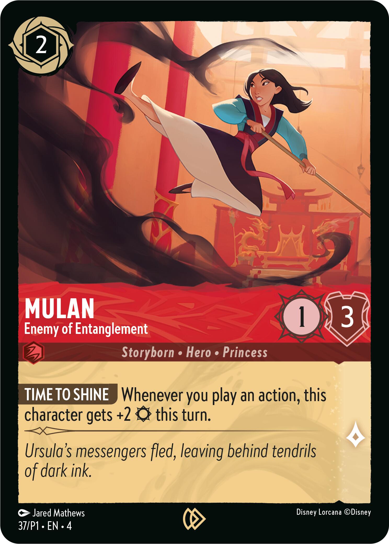 Mulan - Enemy of Entanglement (37) [Promo Cards] | Jack's On Queen