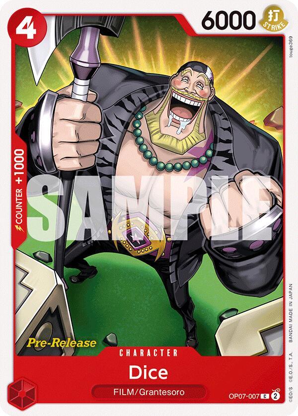 Dice (OP07-007) [500 Years in the Future Pre-Release Cards] | Jack's On Queen