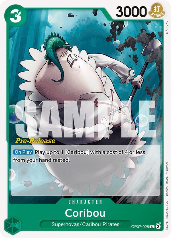 Coribou (OP07-025) [500 Years in the Future Pre-Release Cards] | Jack's On Queen