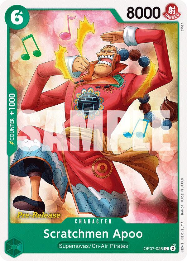 Scratchmen Apoo (OP07-028) [500 Years in the Future Pre-Release Cards] | Jack's On Queen