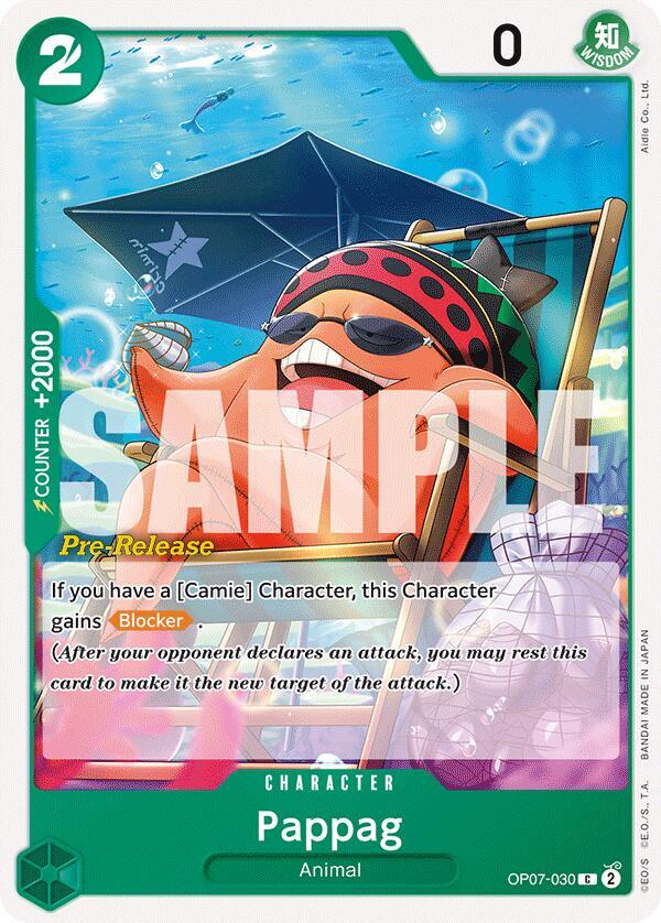 Pappag (OP07-030) [500 Years in the Future Pre-Release Cards] | Jack's On Queen