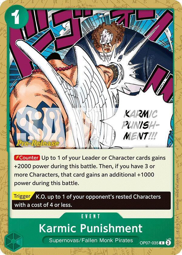 Karmic Punishment (OP07-035) [500 Years in the Future Pre-Release Cards] | Jack's On Queen