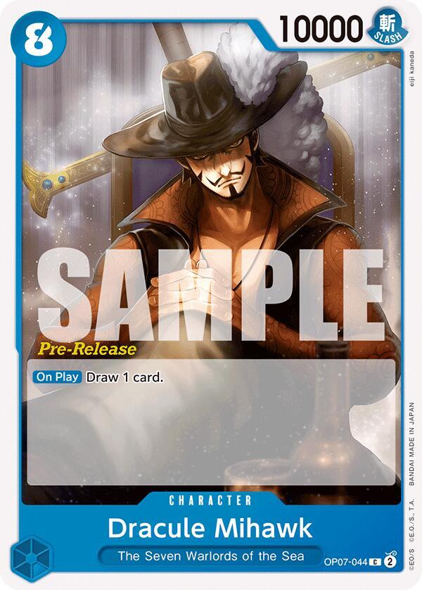 Dracule Mihawk (OP07-044) [500 Years in the Future Pre-Release Cards] | Jack's On Queen
