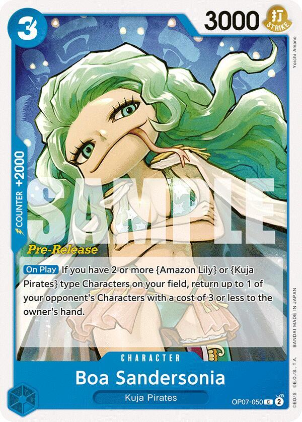 Boa Sandersonia (OP07-050) [500 Years in the Future Pre-Release Cards] | Jack's On Queen