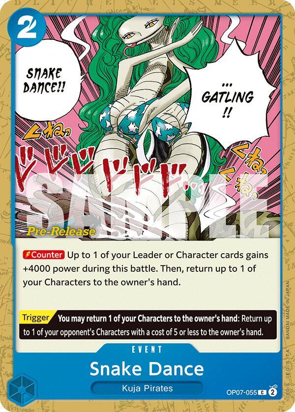 Snake Dance (OP07-055) [500 Years in the Future Pre-Release Cards] | Jack's On Queen