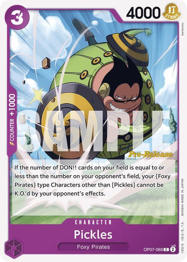Pickles (OP07-069) [500 Years in the Future Pre-Release Cards] | Jack's On Queen