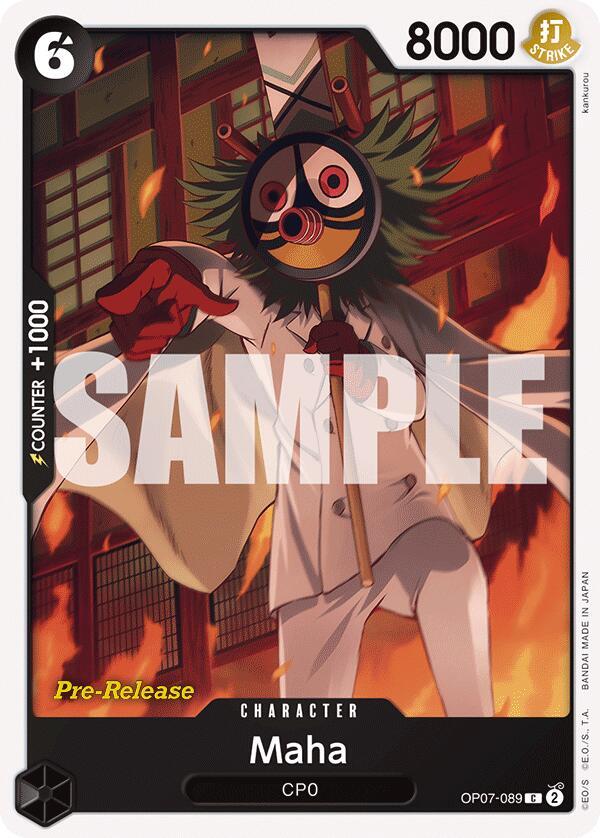 Maha (OP07-089) [500 Years in the Future Pre-Release Cards] | Jack's On Queen