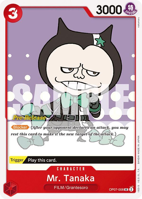 Mr. Tanaka (OP07-008) [500 Years in the Future Pre-Release Cards] | Jack's On Queen