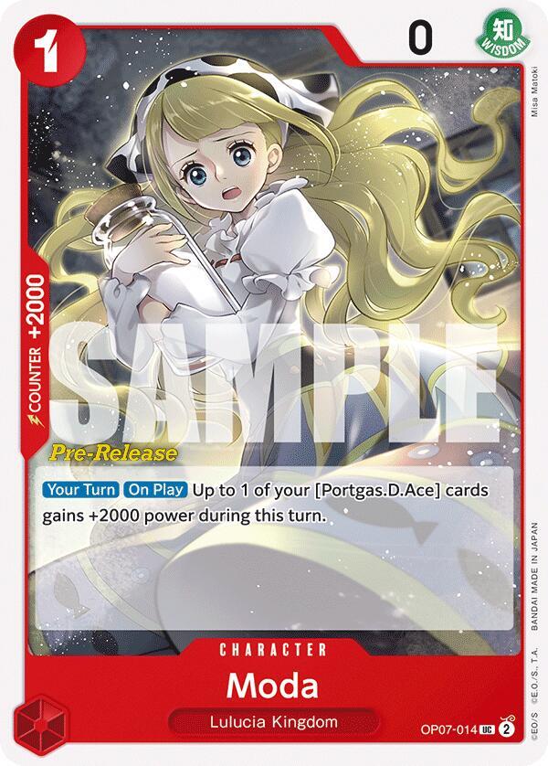 Moda (OP07-014) [500 Years in the Future Pre-Release Cards] | Jack's On Queen