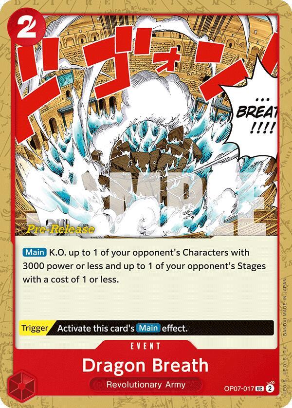Dragon Breath (OP07-017) [500 Years in the Future Pre-Release Cards] | Jack's On Queen