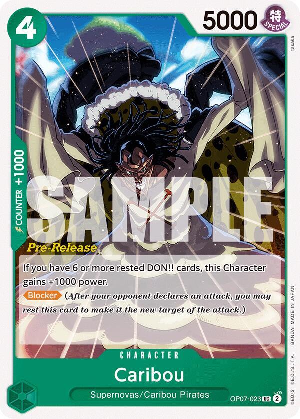 Caribou (OP07-023) [500 Years in the Future Pre-Release Cards] | Jack's On Queen