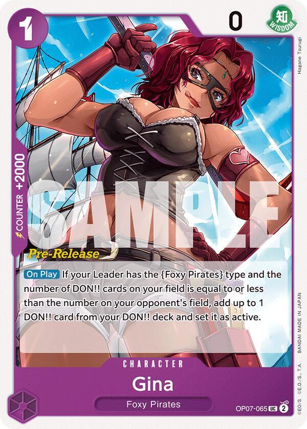 Gina (OP07-065) [500 Years in the Future Pre-Release Cards] | Jack's On Queen