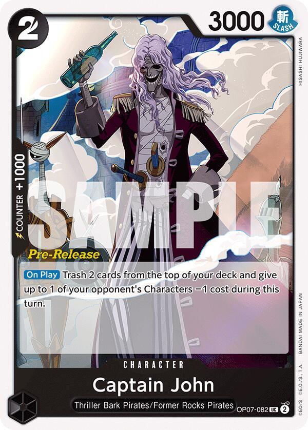 Captain John (OP07-082) [500 Years in the Future Pre-Release Cards] | Jack's On Queen