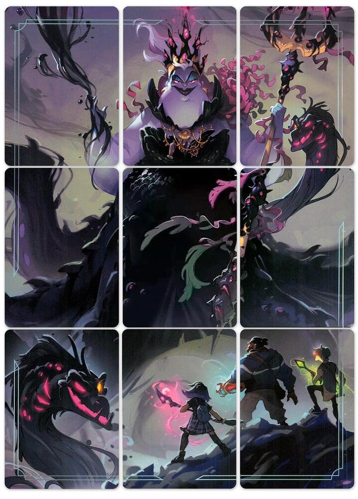 Ursula - Sea Witch Queen Puzzle Insert (Set of 9) [Ursula's Return] | Jack's On Queen