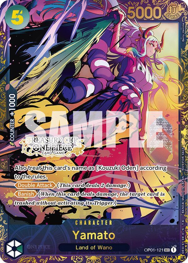 Yamato (Treasure Cup) (OP01-121) [One Piece Promotion Cards] | Jack's On Queen
