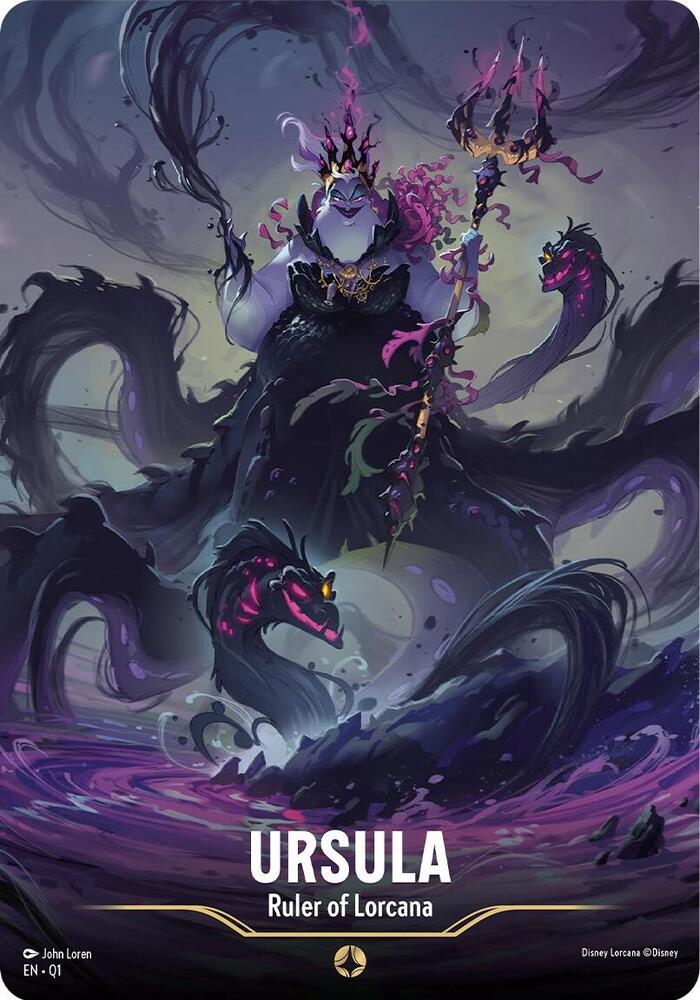 Ursula - Ruler of Lorcana (Oversized) [Illumineer's Quest: Deep Trouble] | Jack's On Queen