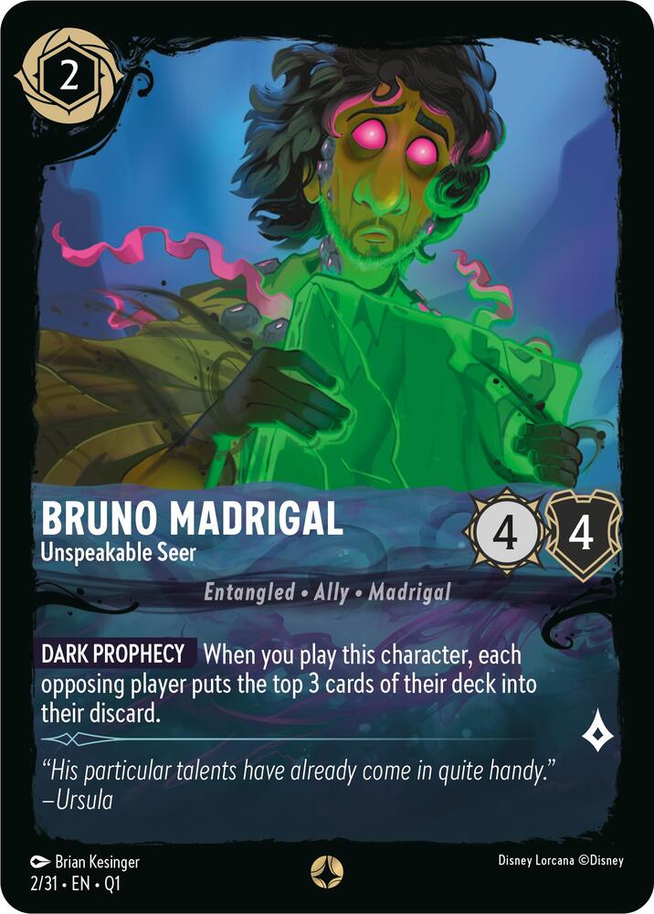 Bruno Madrigal - Unspeakable Seer (2/31) [Illumineer's Quest: Deep Trouble] | Jack's On Queen
