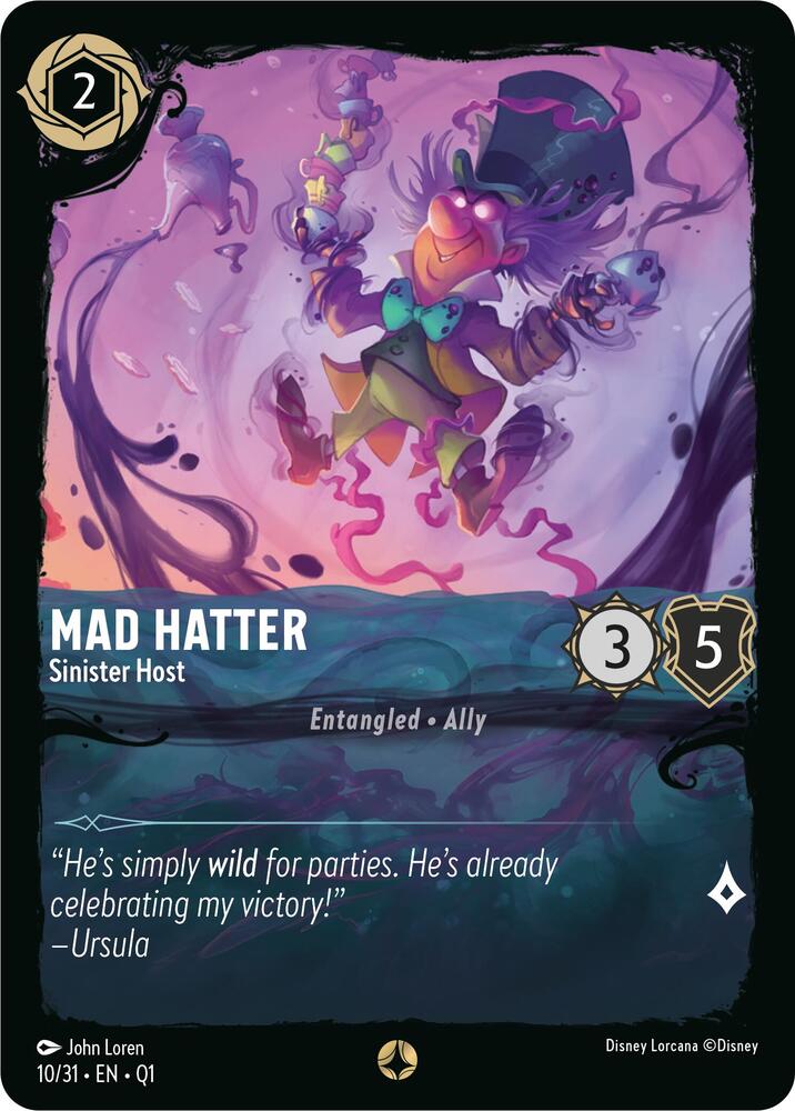 Mad Hatter - Sinister Host (10/31) [Illumineer's Quest: Deep Trouble] | Jack's On Queen