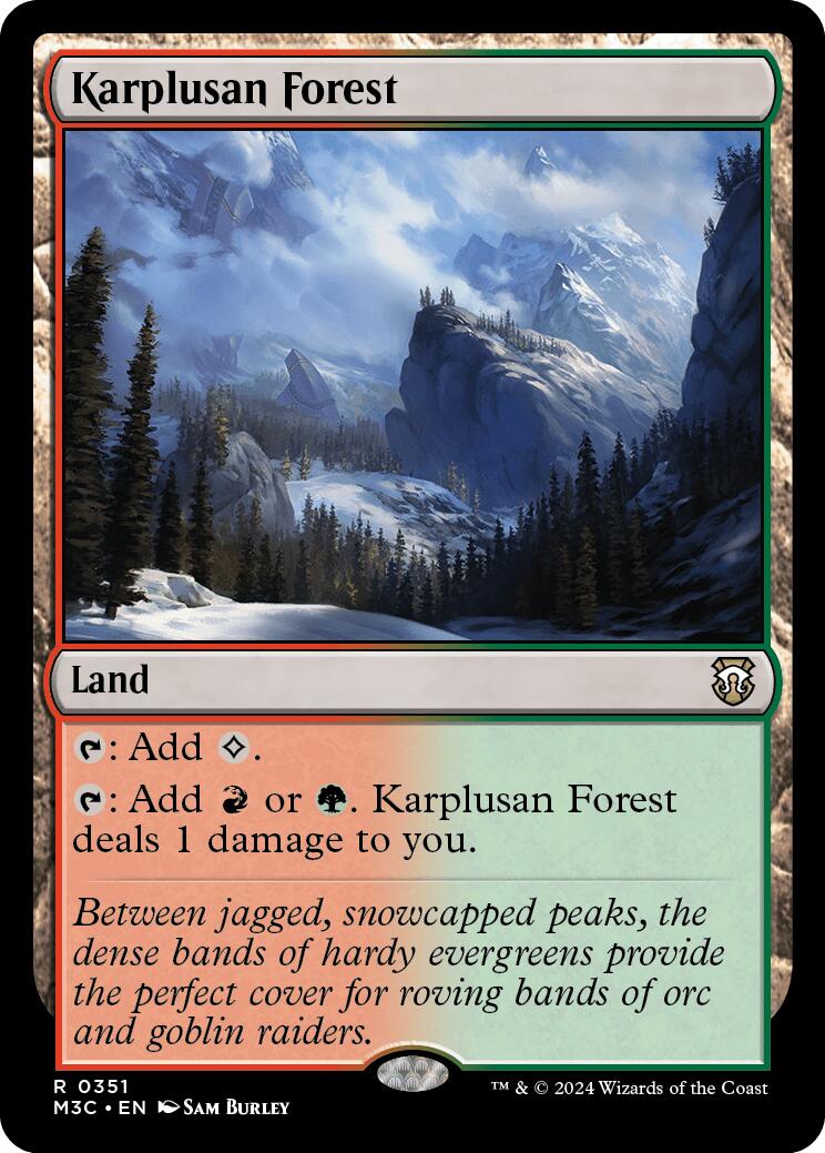 Karplusan Forest [Modern Horizons 3 Commander] | Jack's On Queen