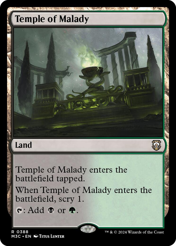Temple of Malady [Modern Horizons 3 Commander] | Jack's On Queen