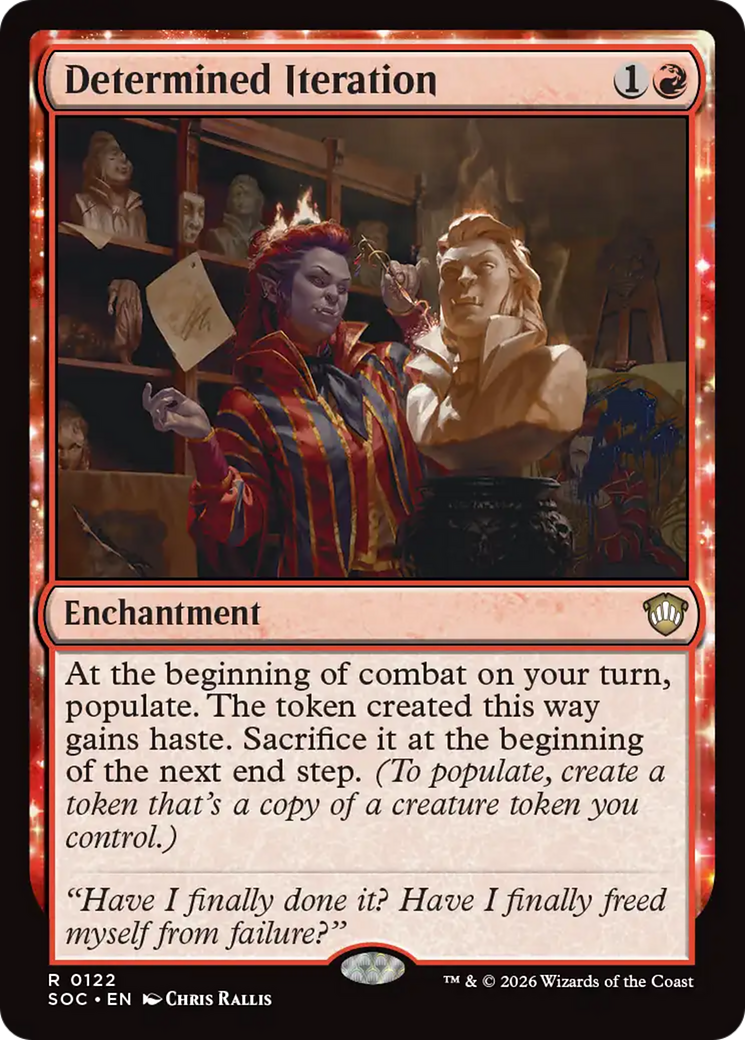 Determined Iteration [Secrets of Strixhaven Commander] | Jack's On Queen