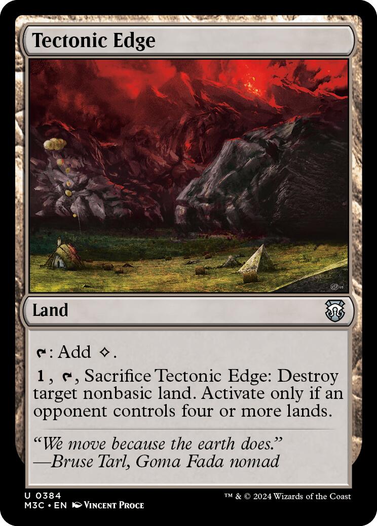 Tectonic Edge [Modern Horizons 3 Commander] | Jack's On Queen