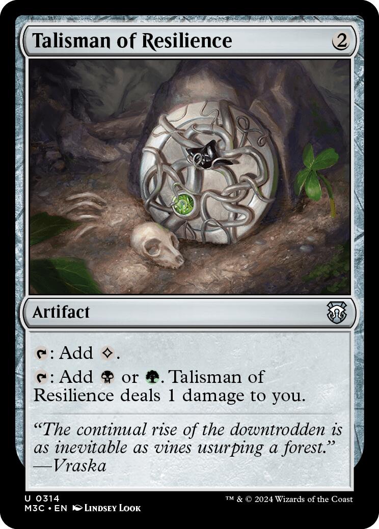 Talisman of Resilience [Modern Horizons 3 Commander] | Jack's On Queen