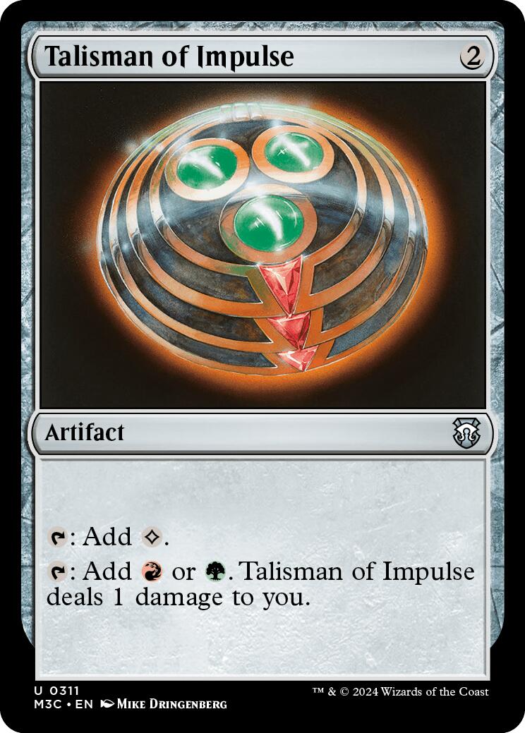 Talisman of Impulse [Modern Horizons 3 Commander] | Jack's On Queen