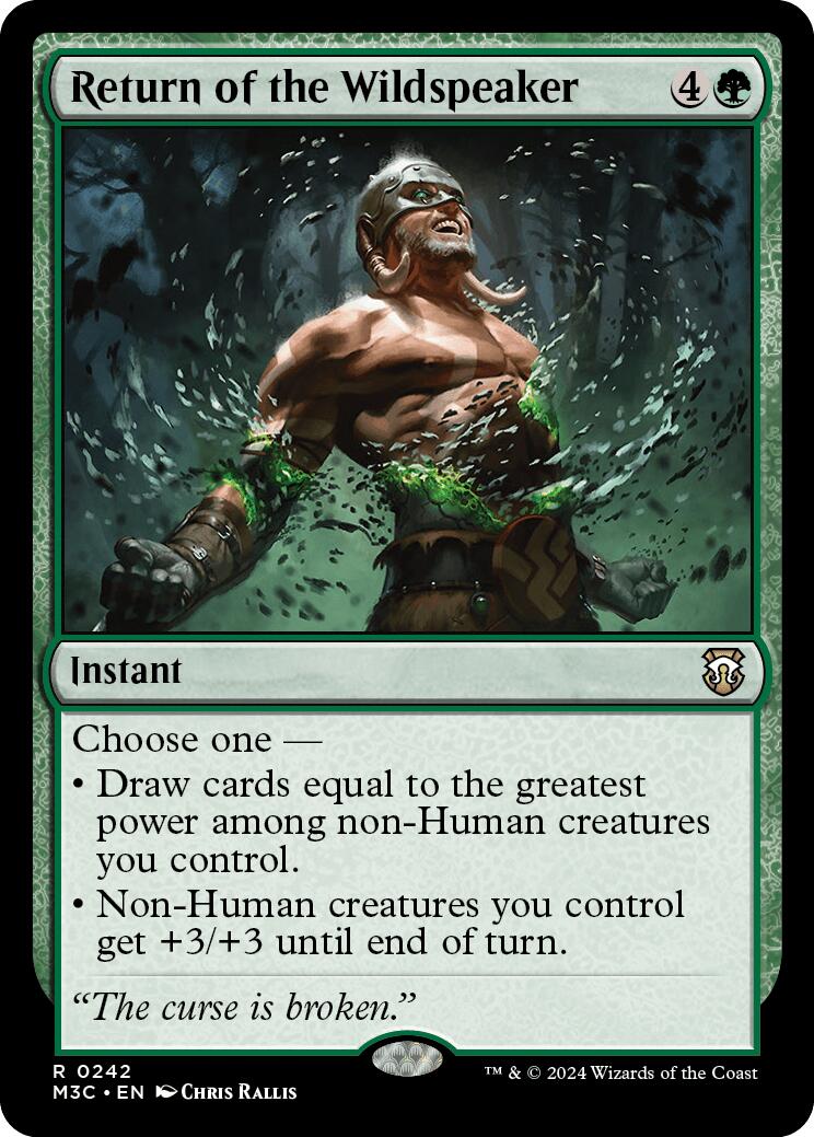Return of the Wildspeaker [Modern Horizons 3 Commander] | Jack's On Queen