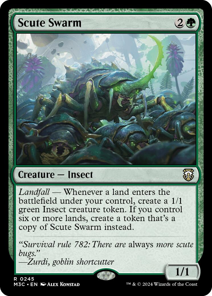 Scute Swarm [Modern Horizons 3 Commander] | Jack's On Queen