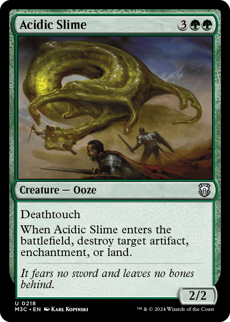 Acidic Slime [Modern Horizons 3 Commander] | Jack's On Queen