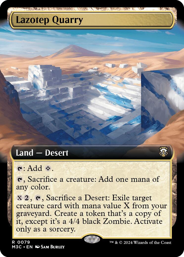 Lazotep Quarry (Extended Art) (Ripple Foil) [Modern Horizons 3 Commander] | Jack's On Queen