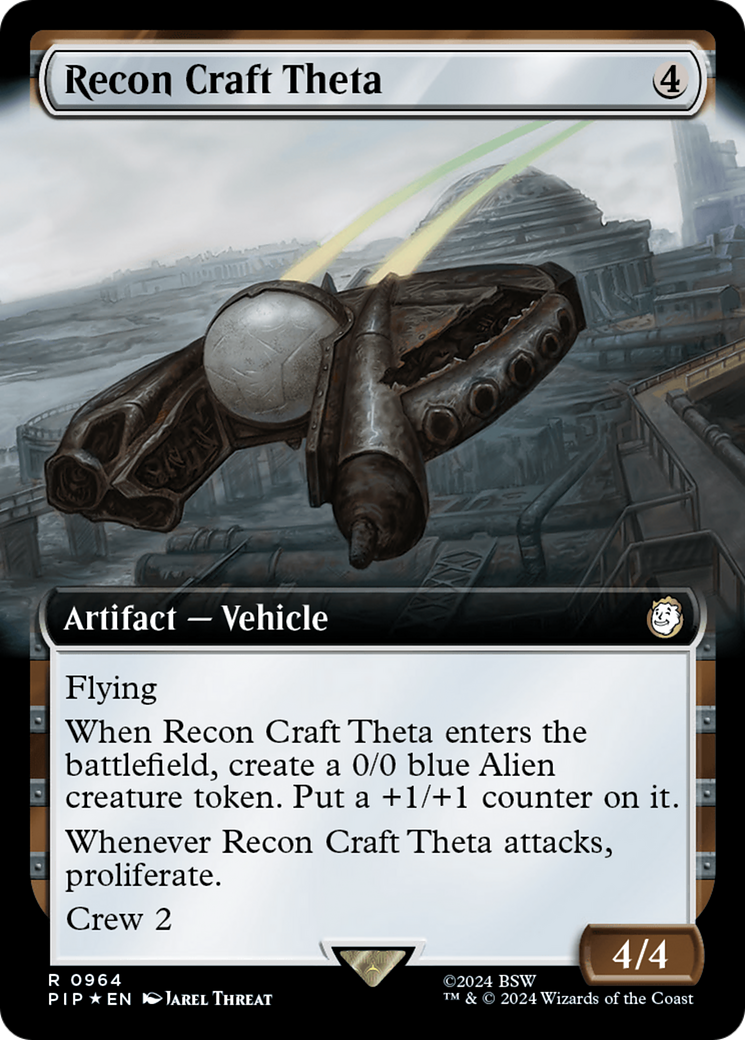 Recon Craft Theta (Extended Art) (Surge Foil) [Fallout] | Jack's On Queen