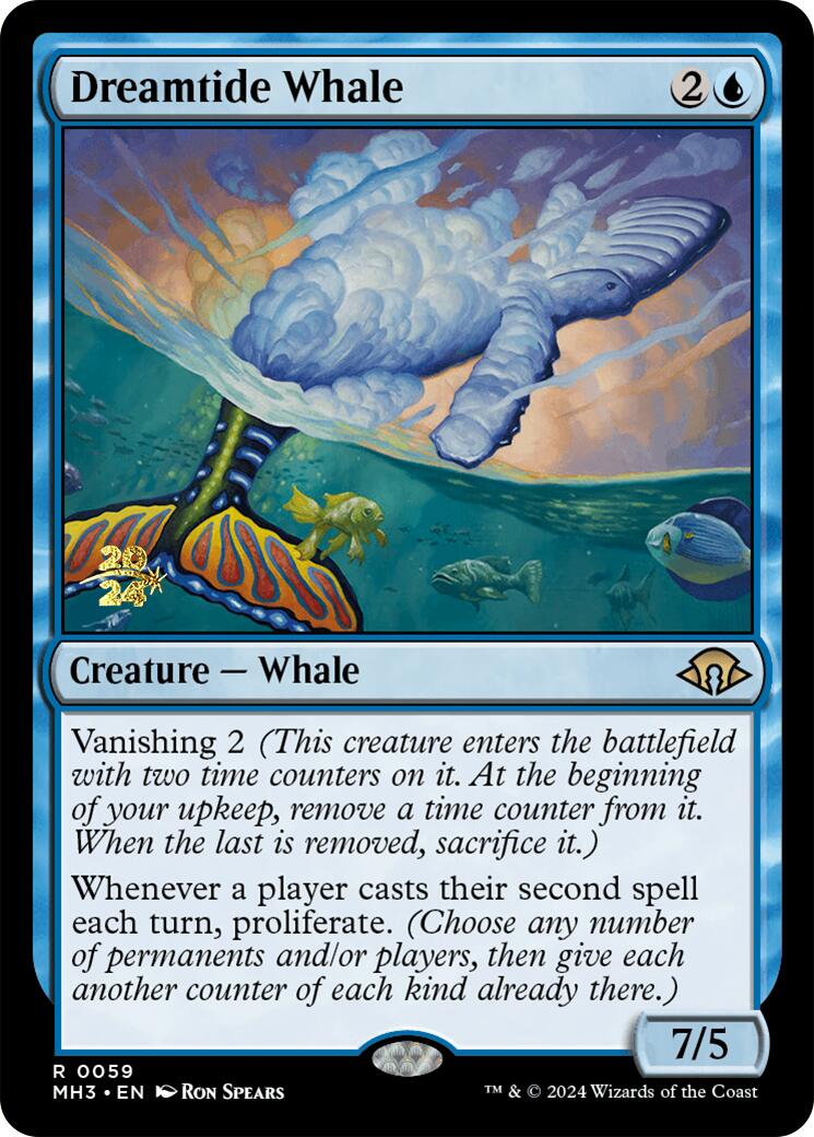 Dreamtide Whale [Modern Horizons 3 Prerelease Promos] | Jack's On Queen