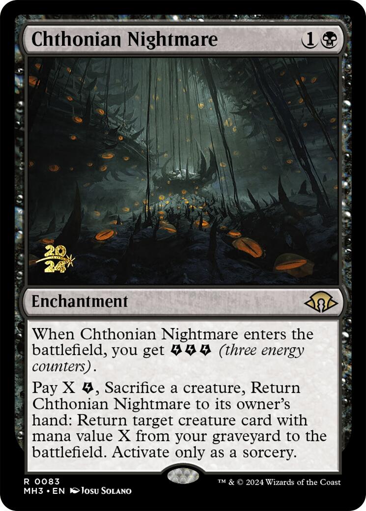 Chthonian Nightmare [Modern Horizons 3 Prerelease Promos] | Jack's On Queen