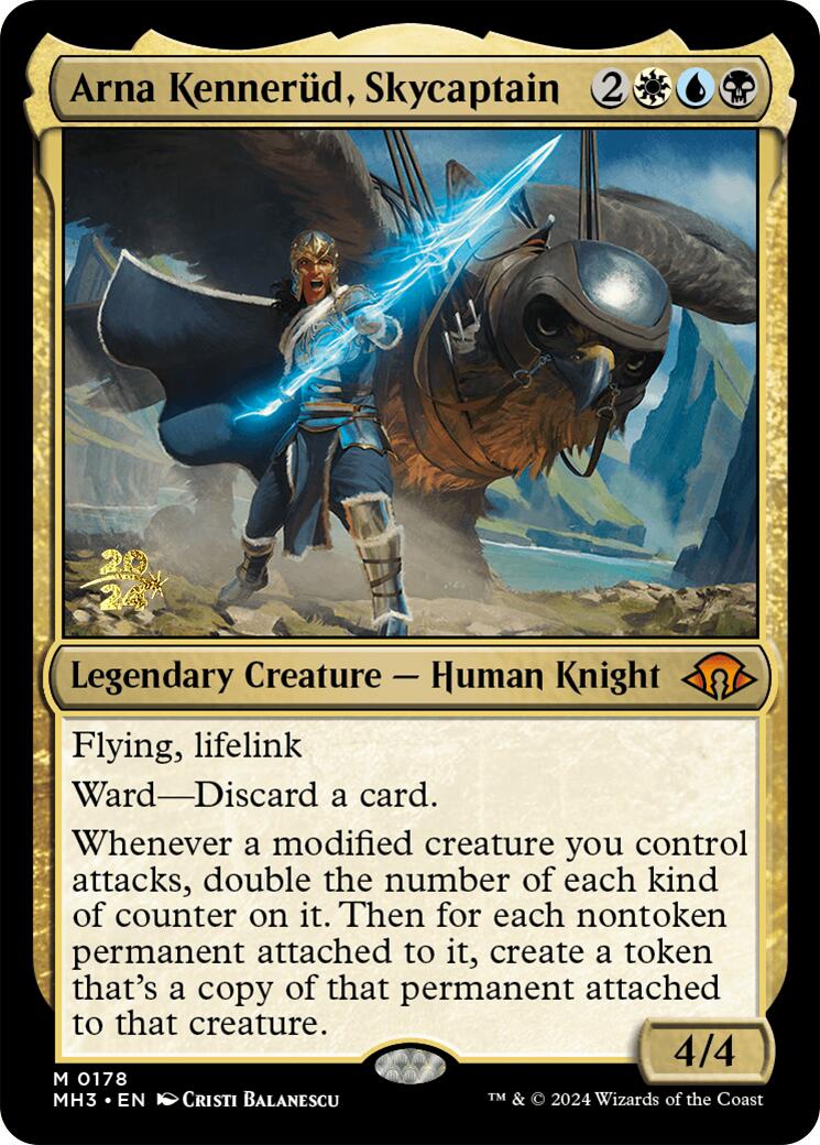 Arna Kennerud, Skycaptain [Modern Horizons 3 Prerelease Promos] | Jack's On Queen