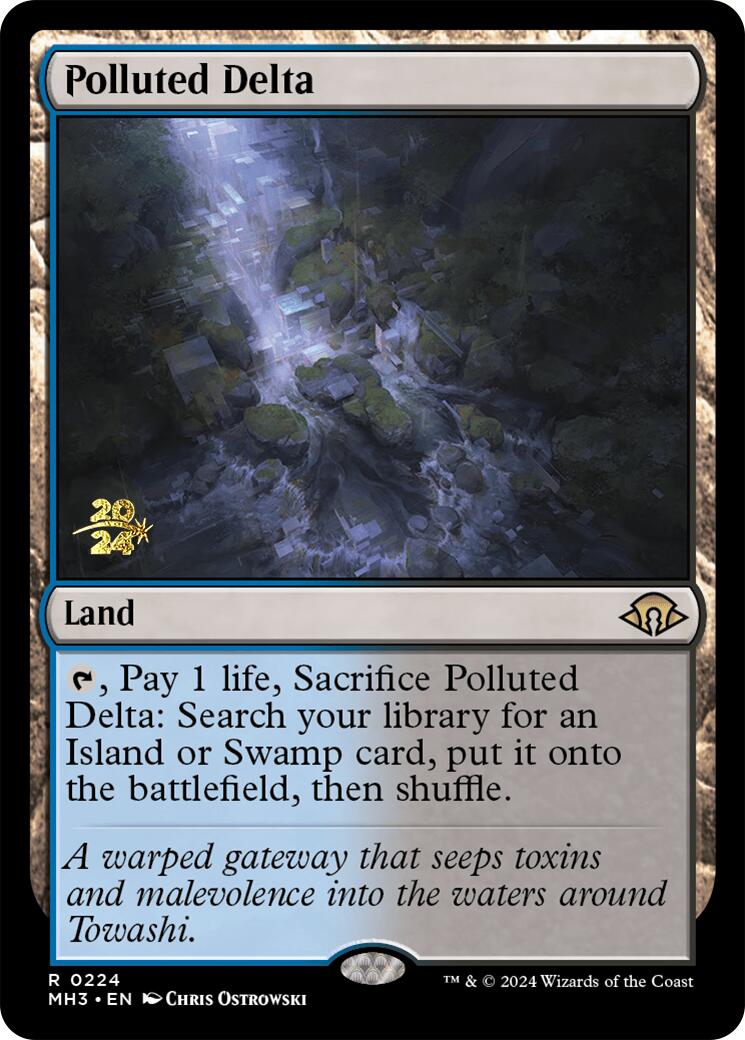 Polluted Delta [Modern Horizons 3 Prerelease Promos] | Jack's On Queen