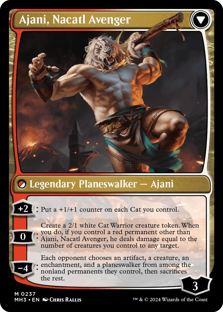 Ajani, Nacatl Pariah [Modern Horizons 3 Prerelease Promos] | Jack's On Queen