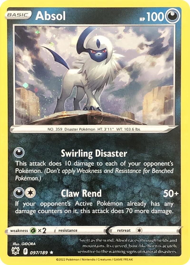 Absol (097/189) (Cosmos Holo) [Miscellaneous Cards] | Jack's On Queen