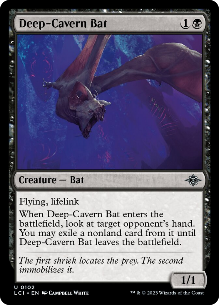 Deep-Cavern Bat [The Lost Caverns of Ixalan] | Jack's On Queen