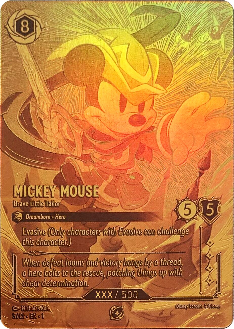 Mickey Mouse - Brave Little Tailor (Serial Numbered) (5) [Promo Cards] | Jack's On Queen