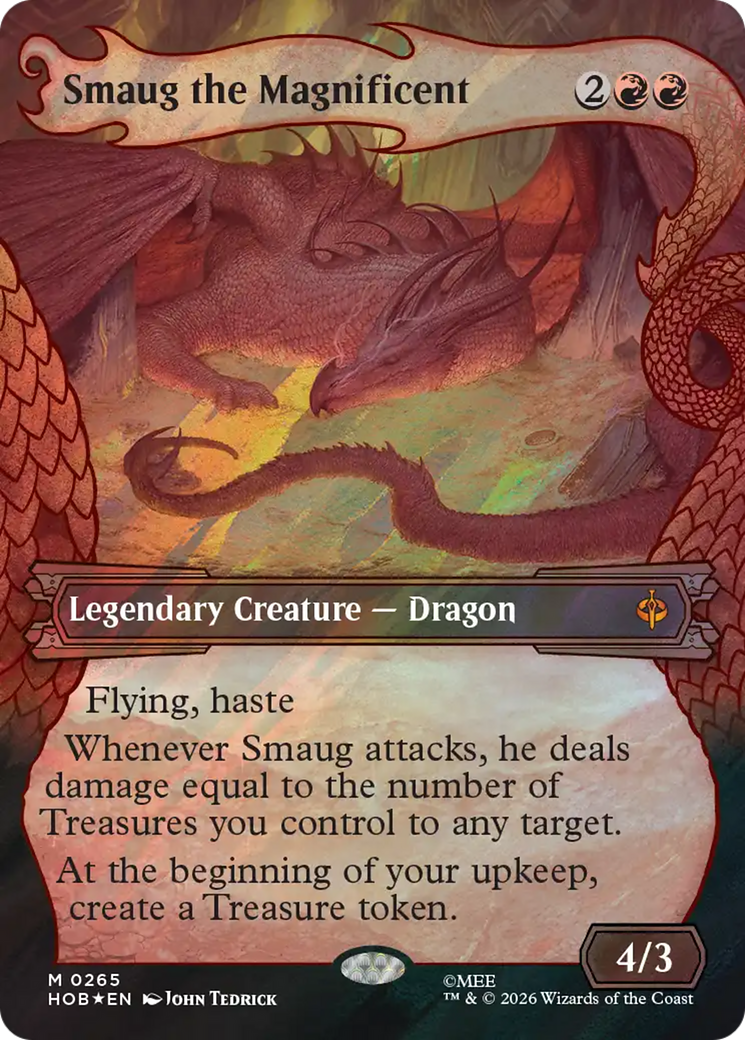 Smaug the Magnificent (Showcase) (Surge Foil) [The Hobbit] | Jack's On Queen