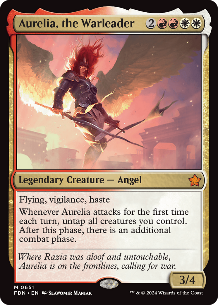 Aurelia, the Warleader [Foundations] | Jack's On Queen