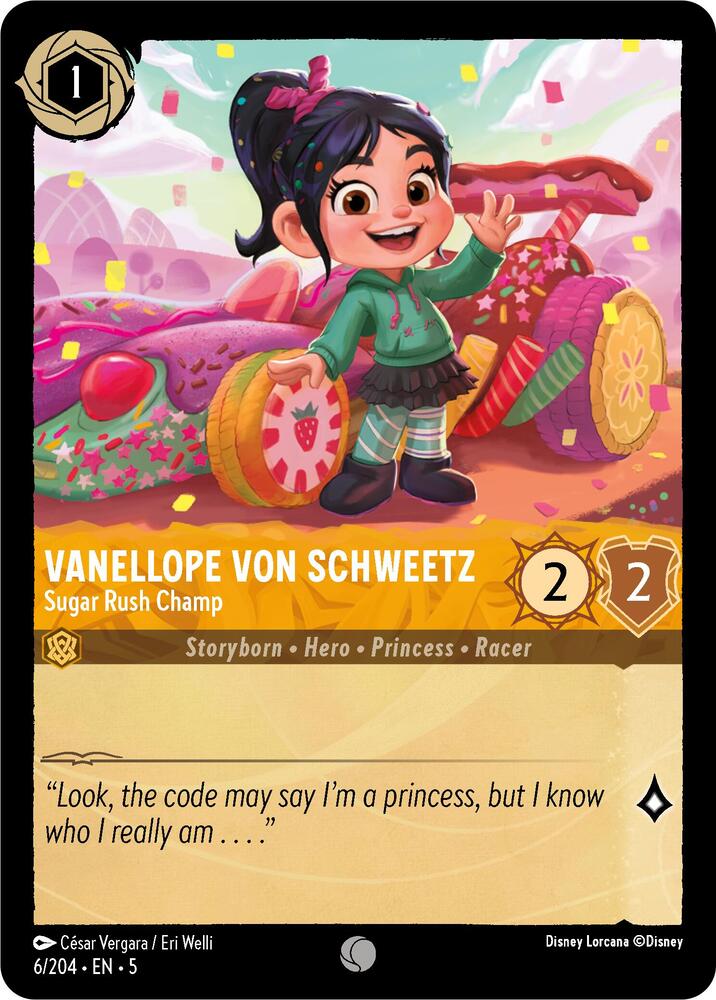 Vanellope von Schweetz - Sugar Rush Champ (6/204) [Shimmering Skies] | Jack's On Queen