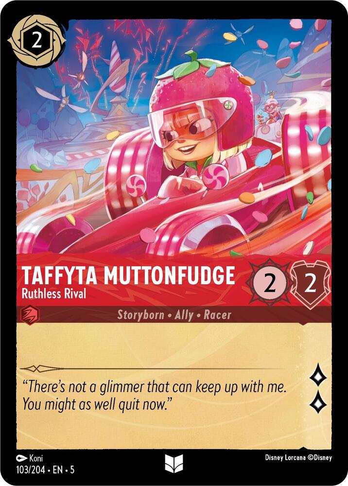 Taffyta Muttonfudge - Ruthless Rival (103/204) [Shimmering Skies] | Jack's On Queen
