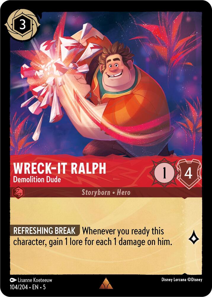 Wreck-It Ralph - Demolition Dude (104/204) [Shimmering Skies] | Jack's On Queen
