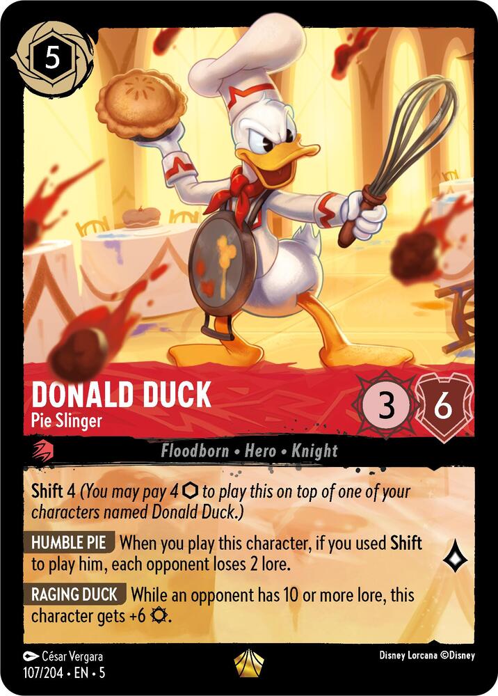 Donald Duck - Pie Slinger (107/204) [Shimmering Skies] | Jack's On Queen