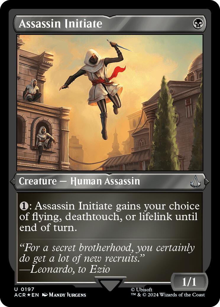 Assassin Initiate (Foil Etched) [Assassin's Creed] | Jack's On Queen