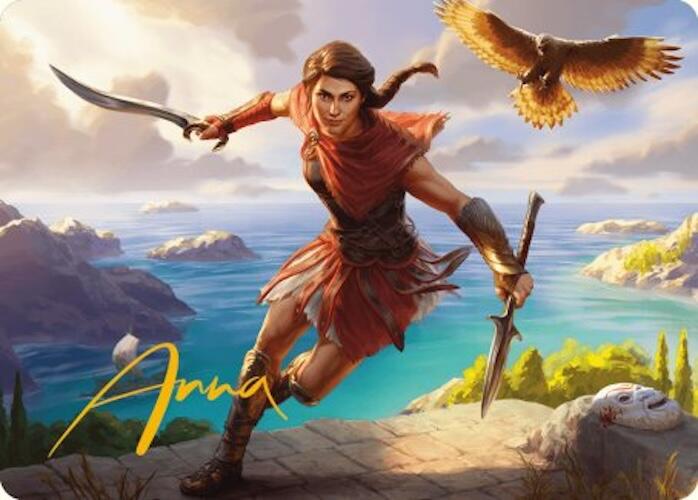 Kassandra, Eagle Bearer Art Card (Gold-Stamped Signature) [Assassin's Creed Art Series] | Jack's On Queen