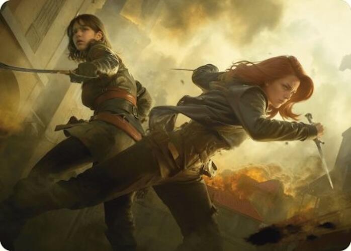 Mary Read and Anne Bonny Art Card [Assassin's Creed Art Series] | Jack's On Queen